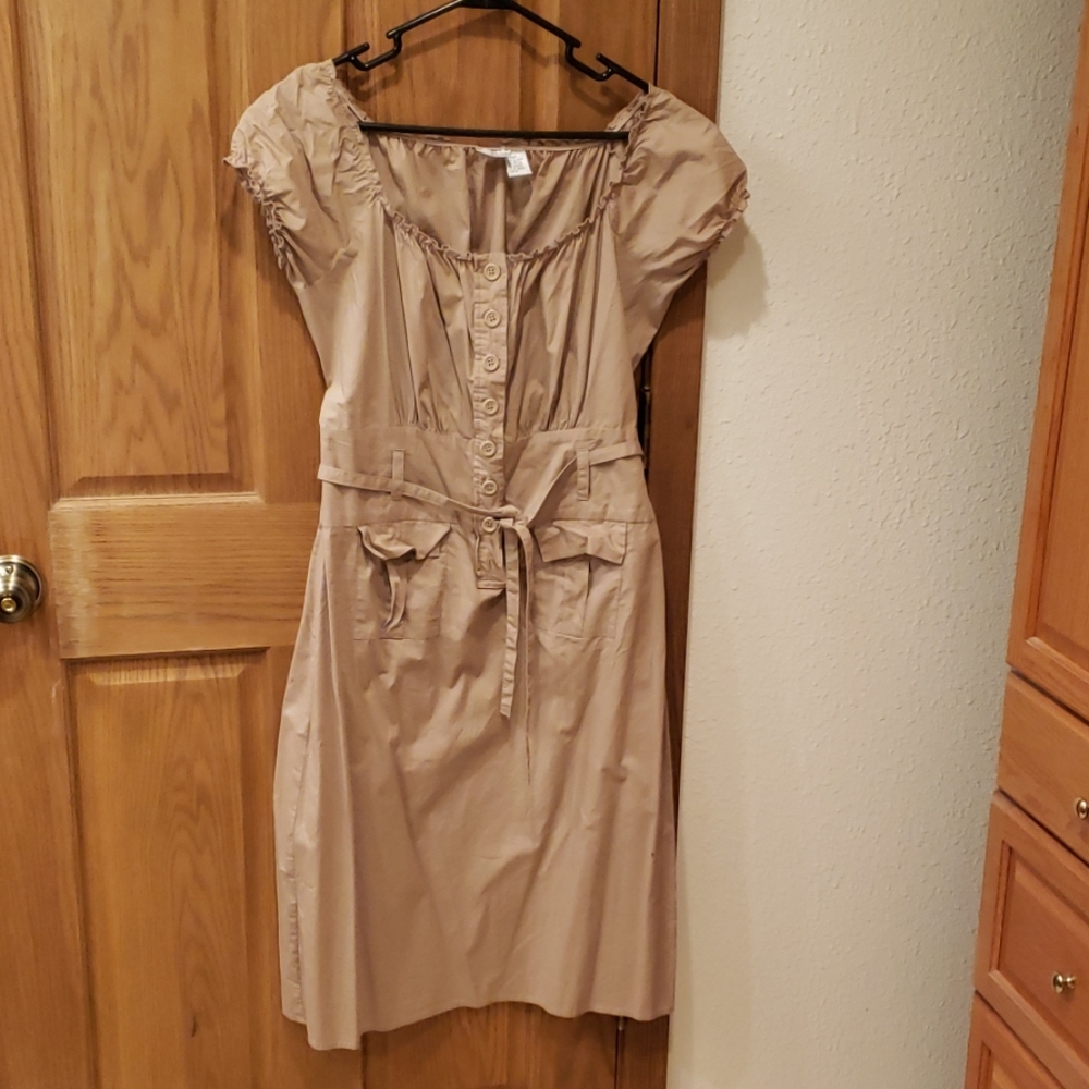 Newport News khaki dress, size 12